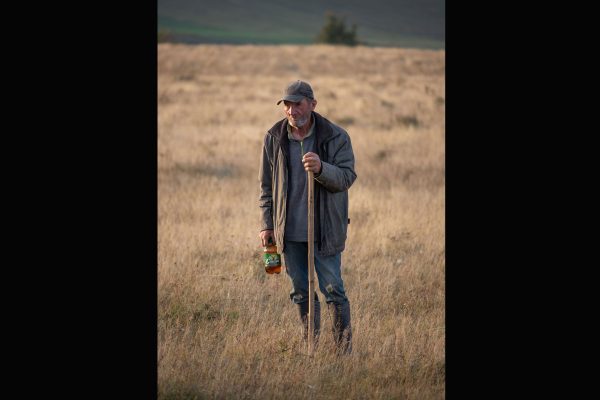 Romanian_shepherd_leaning_on-staff_in_the_countryside